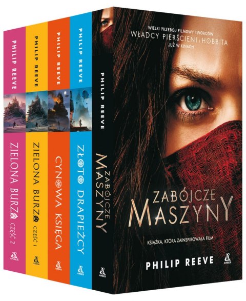 Pakiet / Zabójcze maszyny / Złoto drapieżcy / Cynowa Księga / Zielona Burza Część 1 i 2 Pakiet / Zabójcze maszyny / Złoto drapieżcy / Cynowa Księga / Zielona Burza Część 1 i 2
