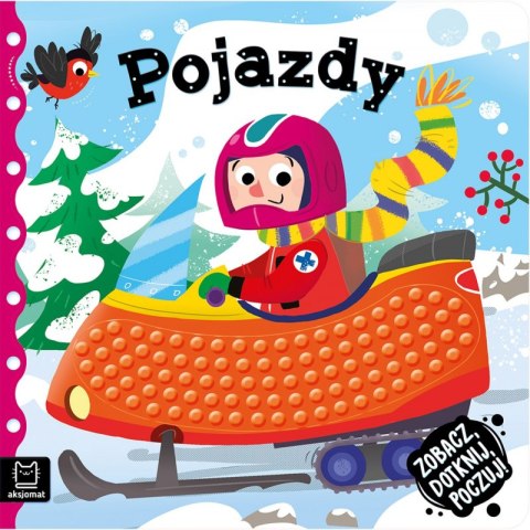 Pojazdy. Zobacz, dotknij, poczuj! Książeczka sensoryczna Pojazdy. Zobacz, dotknij, poczuj! Książeczka sensoryczna