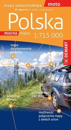 Polska. Mapa samochodowa 1:715 000 Polska. Mapa samochodowa 1:715 000