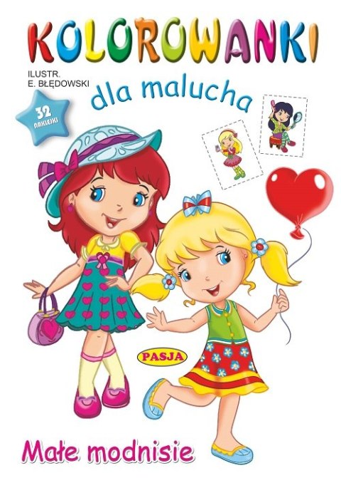 Małe modnisie. Kolorowanki dla malucha Małe modnisie. Kolorowanki dla malucha