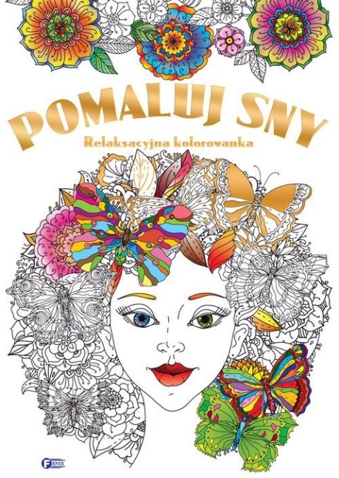 Pomaluj sny relaksacyjna kolorowanka Pomaluj sny relaksacyjna kolorowanka