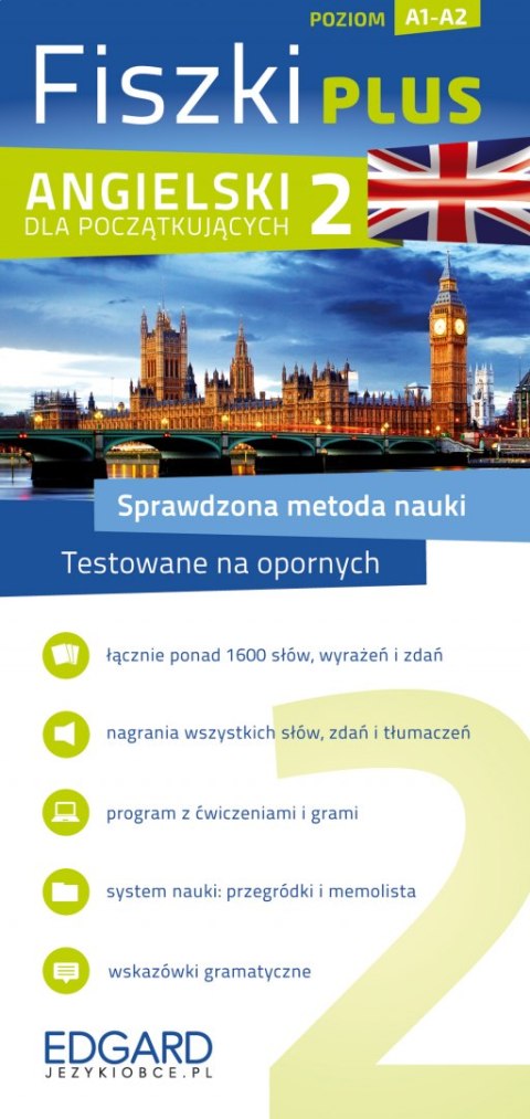 Angielski. Fiszki PLUS dla początkujących 3. Poziom A1-A2 Angielski. Fiszki PLUS dla początkujących 3. Poziom A1-A2