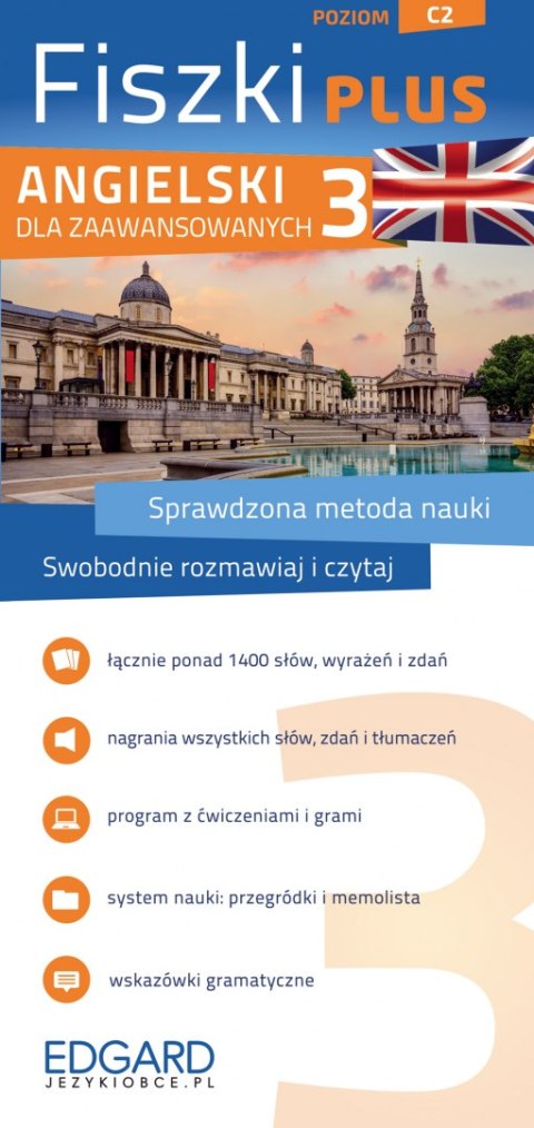 Angielski. Fiszki Plus dla zaawansowanych 3. Poziom C2 Angielski. Fiszki Plus dla zaawansowanych 3. Poziom C2