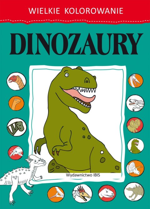 Dinozaury wielkie kolorowanie Dinozaury wielkie kolorowanie