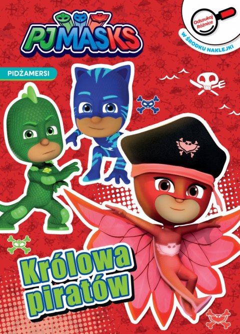 Królowa piratów. Odszukaj różnice. PJ Masks Królowa piratów. Odszukaj różnice. PJ Masks