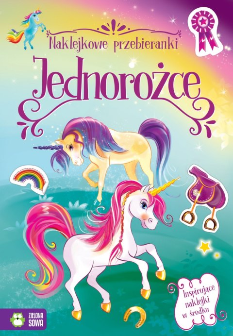 Jednorożce naklejkowe przebieranki Jednorożce naklejkowe przebieranki
