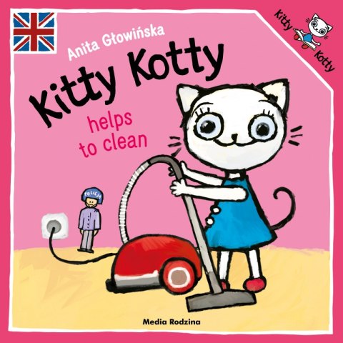 Kitty Kotty helps to clean Kitty Kotty helps to clean