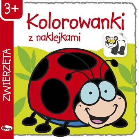 Zwierzęta kolorowanki z naklejkami Zwierzęta kolorowanki z naklejkami