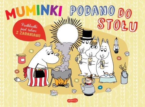 Muminki. Podano do stołu. Podkładki pod talerz z zadaniami Muminki. Podano do stołu. Podkładki pod talerz z zadaniami