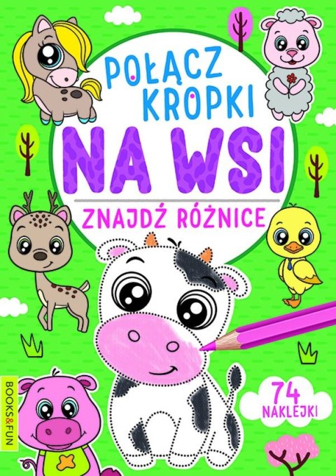 Na wsi. Połącz kropki, znajdź różnicę Na wsi. Połącz kropki, znajdź różnicę
