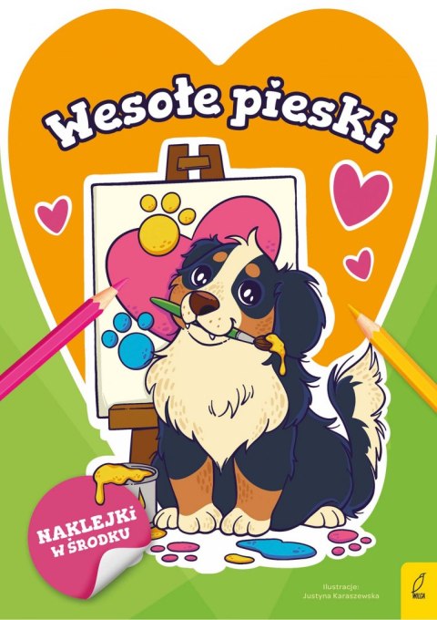 Wesołe pieski. Słodkie zwierzaki Wesołe pieski. Słodkie zwierzaki