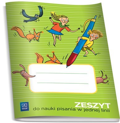 Zeszyt do nauki pisania w jednej linii Zeszyt do nauki pisania w jednej linii