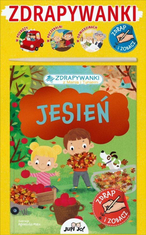 Jesień. Zdrapywanki z Manią i Tyniem Jesień. Zdrapywanki z Manią i Tyniem