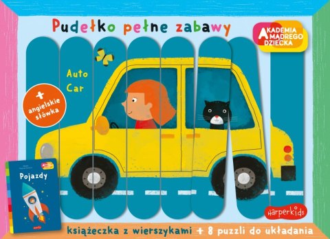 Pojazdy. Akademia mądrego dziecka. Pudełko pełne zabawy Pojazdy. Akademia mądrego dziecka. Pudełko pełne zabawy