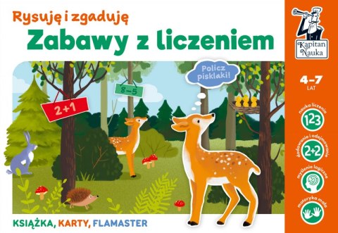 Zabawy z liczeniem. Rysuję i zgaduję. Kapitan Nauka Zabawy z liczeniem. Rysuję i zgaduję. Kapitan Nauka