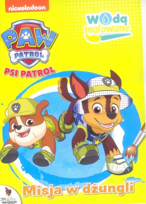 Misja w dżungli. Wodą malowane. Psi Patrol Misja w dżungli. Wodą malowane. Psi Patrol