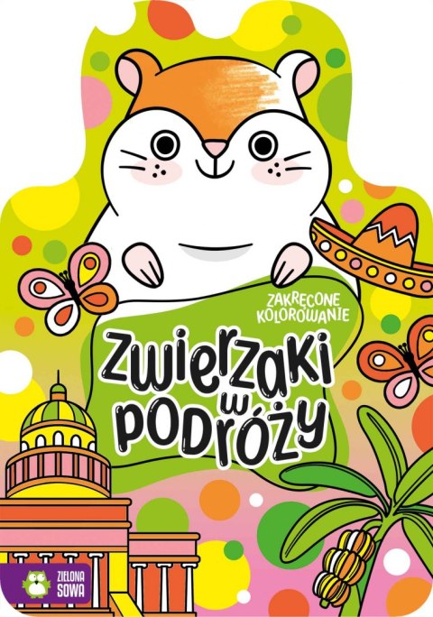 Zwierzaki w podróży. Zakręcone kolorowanie Zwierzaki w podróży. Zakręcone kolorowanie