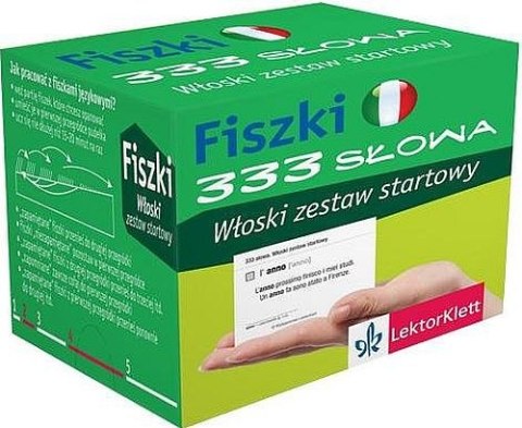 Fiszki 333 słowa Włoski Zestaw startowy PONS W.1 Fiszki 333 słowa Włoski Zestaw startowy PONS W.1