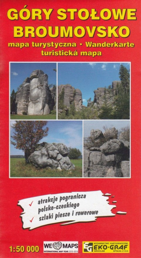 Góry Stołowe Broumovsko 1:50 000 Góry Stołowe Broumovsko 1:50 000
