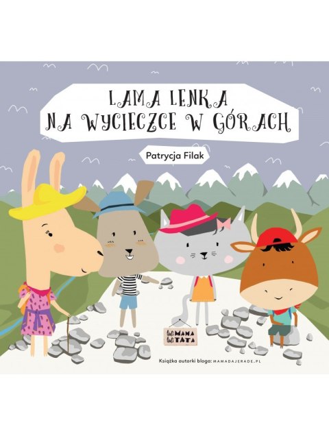 Lama Lenka na wycieczce w górach Lama Lenka na wycieczce w górach