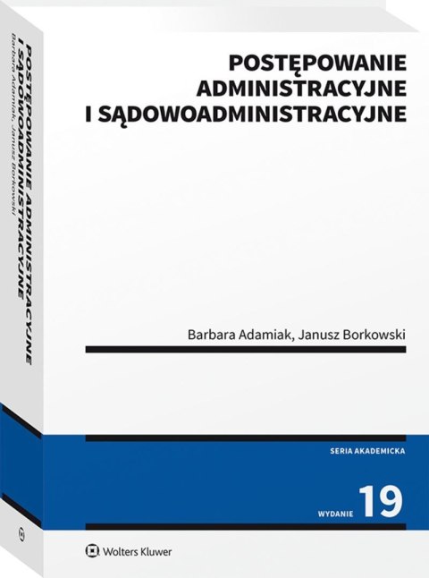 Postępowanie administracyjne i sądowoadministracyjne Postępowanie administracyjne i sądowoadministracyjne