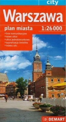 Warszawa plan miasta 1:26 000 Warszawa plan miasta 1:26 000