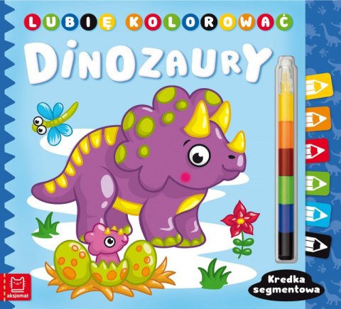 Dinozaury. Lubię kolorować. Kredka segmentowa Dinozaury. Lubię kolorować. Kredka segmentowa