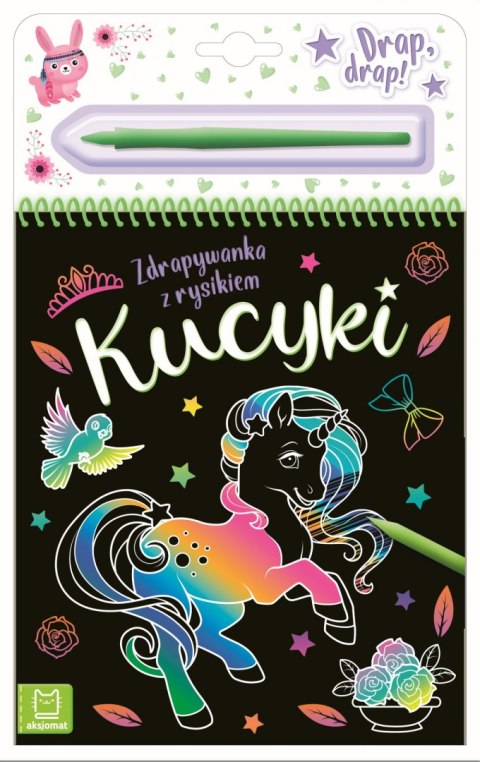 Kucyki. Zdrapywanka z rysikiem Kucyki. Zdrapywanka z rysikiem