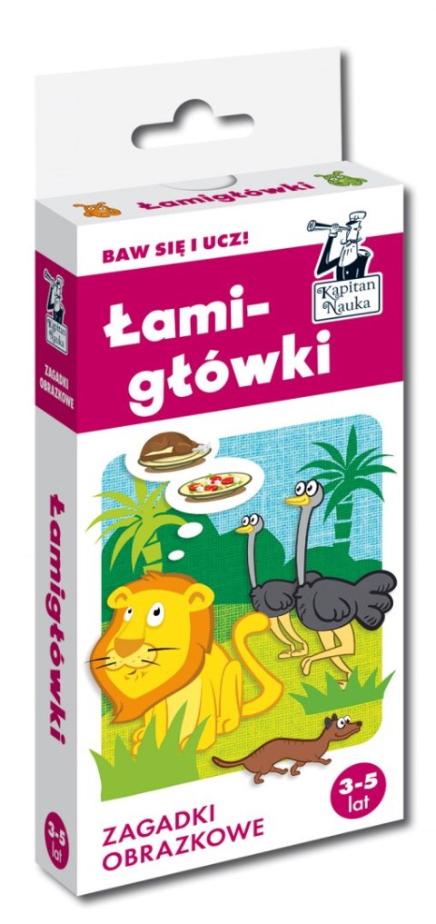 Łamigłówki. Zagadki obrazkowe. Kapitan Nauka wyd. 4 Łamigłówki. Zagadki obrazkowe. Kapitan Nauka wyd. 4