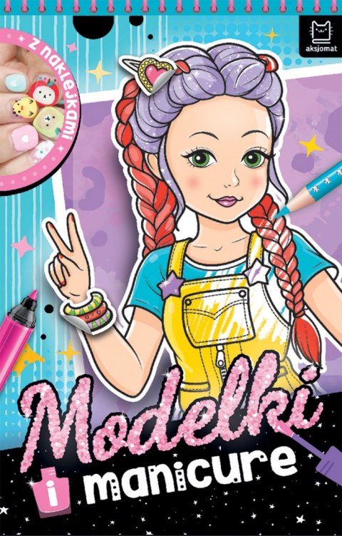 Modelki i manicure. Z naklejkami Modelki i manicure. Z naklejkami