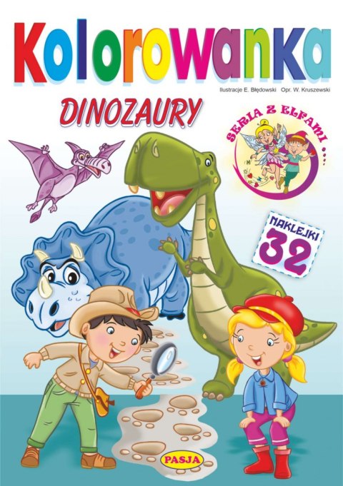 Dinozaury. Kolorowanka Dinozaury. Kolorowanka