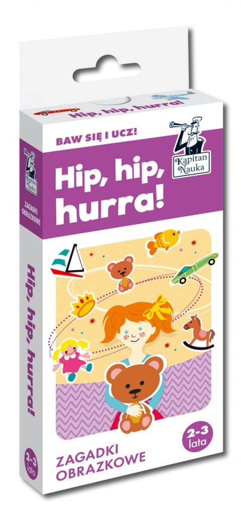 Hip, hip, hurra! Zagadki obrazkowe. Kapitan Nauka wyd. 3 Hip, hip, hurra! Zagadki obrazkowe. Kapitan Nauka wyd. 3