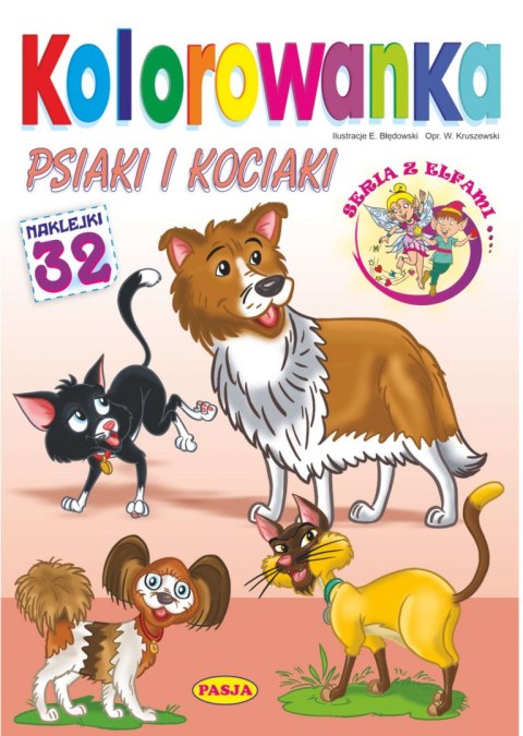 Psiaki i kociaki. Kolorowanka Psiaki i kociaki. Kolorowanka