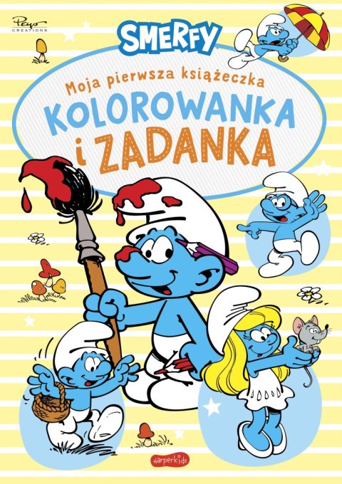 Smerfy. Moja pierwsza książeczka. Kolorowanka i zadanka Smerfy. Moja pierwsza książeczka. Kolorowanka i zadanka