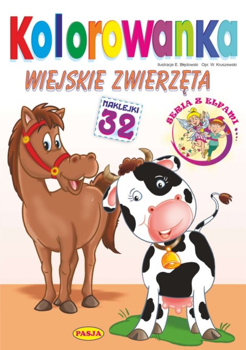 Wiejskie zwierzęta, Kolorowanka Wiejskie zwierzęta, Kolorowanka