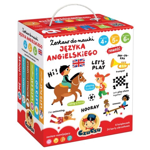 Zestaw do nauki języka angielskiego CzuCzu dla dzieci 4, 5, 6 Zestaw do nauki języka angielskiego CzuCzu dla dzieci 4, 5, 6