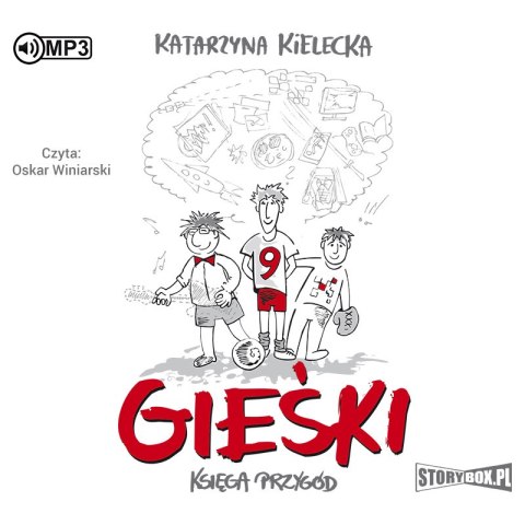 CD MP3 Gieśki. Księga przygód CD MP3 Gieśki. Księga przygód