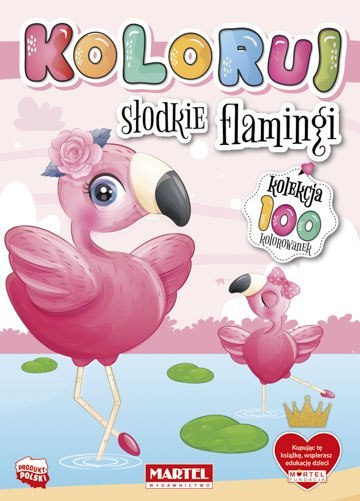 Słodkie flamingi. Koloruj Słodkie flamingi. Koloruj