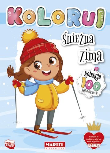 Śnieżna zima. Koloruj Śnieżna zima. Koloruj