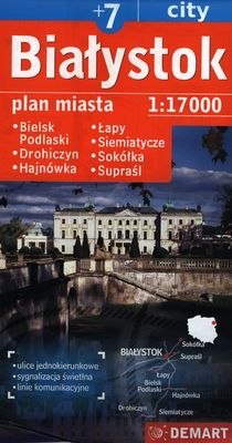 Białystok plan miasta 1:17 000 + 7 miast Białystok plan miasta 1:17 000 + 7 miast