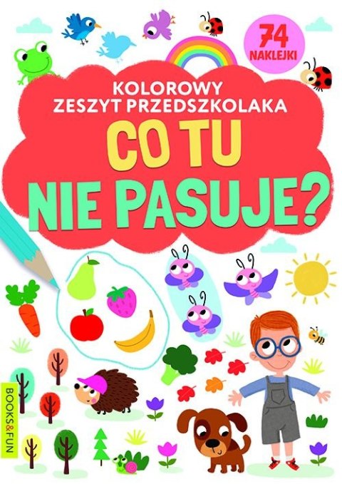 Co tu nie pasuje? Kolorowy zeszyt przedszkolaka Co tu nie pasuje? Kolorowy zeszyt przedszkolaka
