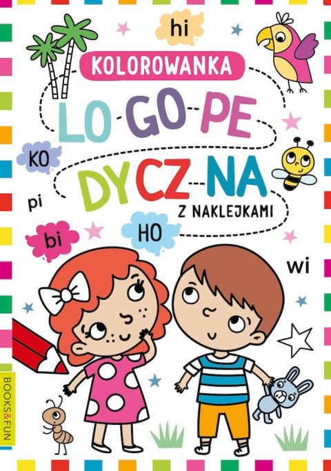 Kolorowanka logopedyczna z naklejkami 3 Kolorowanka logopedyczna z naklejkami 3