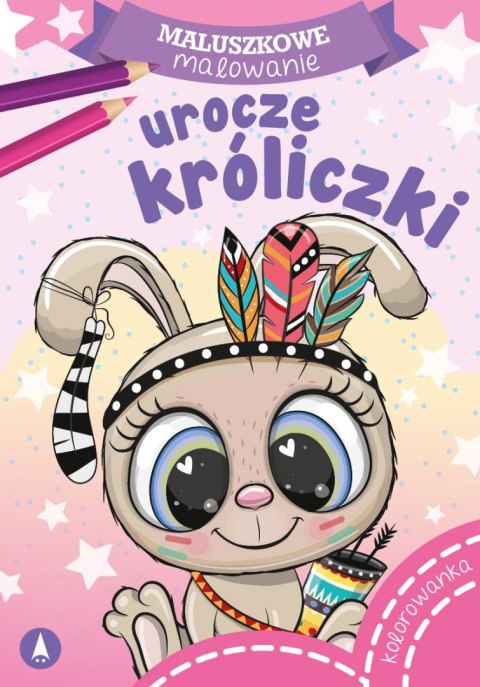 Urocze króliczki. Maluszkowe malowanie Urocze króliczki. Maluszkowe malowanie