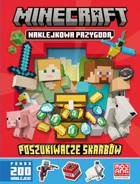 Poszukiwacze skarbów. Naklejkowa przygoda. Minecraft Poszukiwacze skarbów. Naklejkowa przygoda. Minecraft