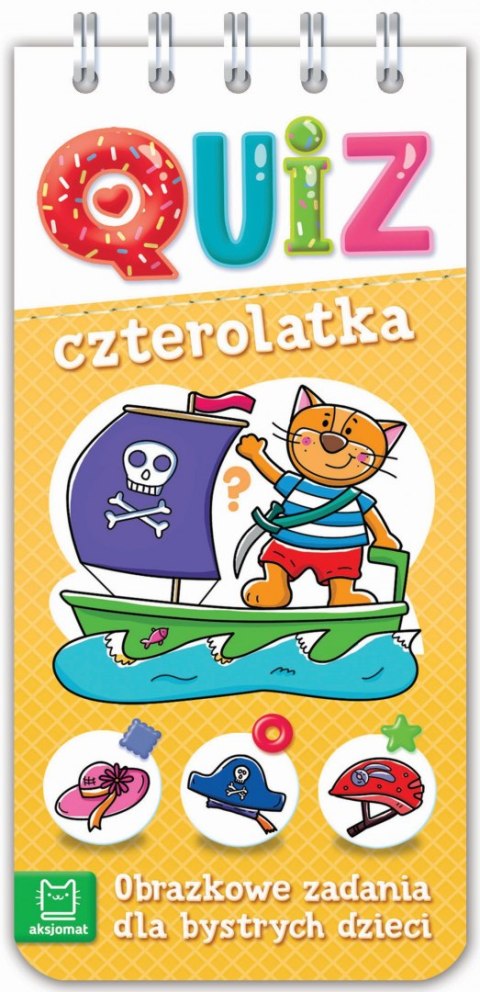 Quiz czterolatka. Obrazkowe zadania dla bystrych dzieci Quiz czterolatka. Obrazkowe zadania dla bystrych dzieci
