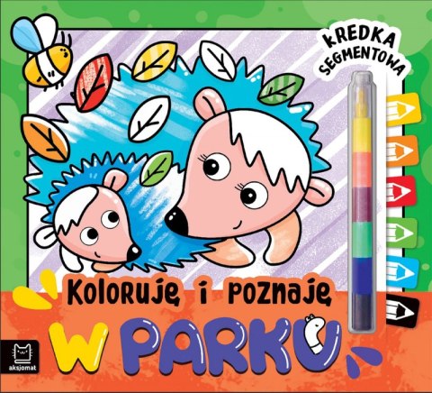 W parku. Kredka segmentowa. Koloruję i poznaję W parku. Kredka segmentowa. Koloruję i poznaję