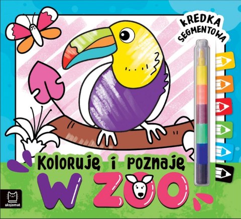 W zoo. Kredka segmentowa. Koloruję i poznaję W zoo. Kredka segmentowa. Koloruję i poznaję