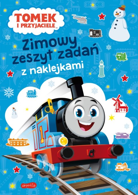 Zimowy zeszyt zadań z naklejkami. Tomek i przyjaciele Zimowy zeszyt zadań z naklejkami. Tomek i przyjaciele