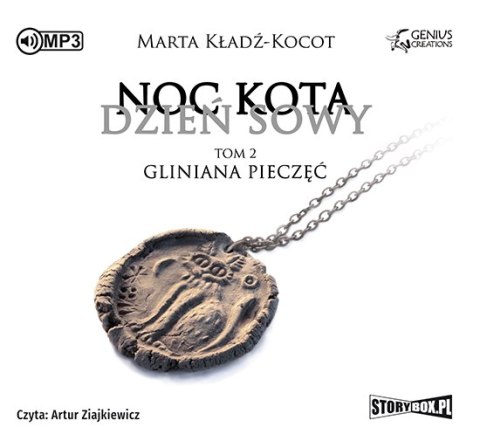 CD MP3 Gliniana pieczęć noc kota dzień sowy Tom 2 CD MP3 Gliniana pieczęć noc kota dzień sowy Tom 2