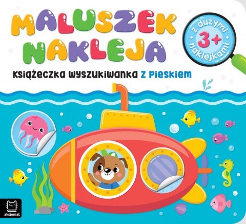 Książeczka wyszukiwanka z pieskiem 3+. Maluszek nakleja Książeczka wyszukiwanka z pieskiem 3+. Maluszek nakleja